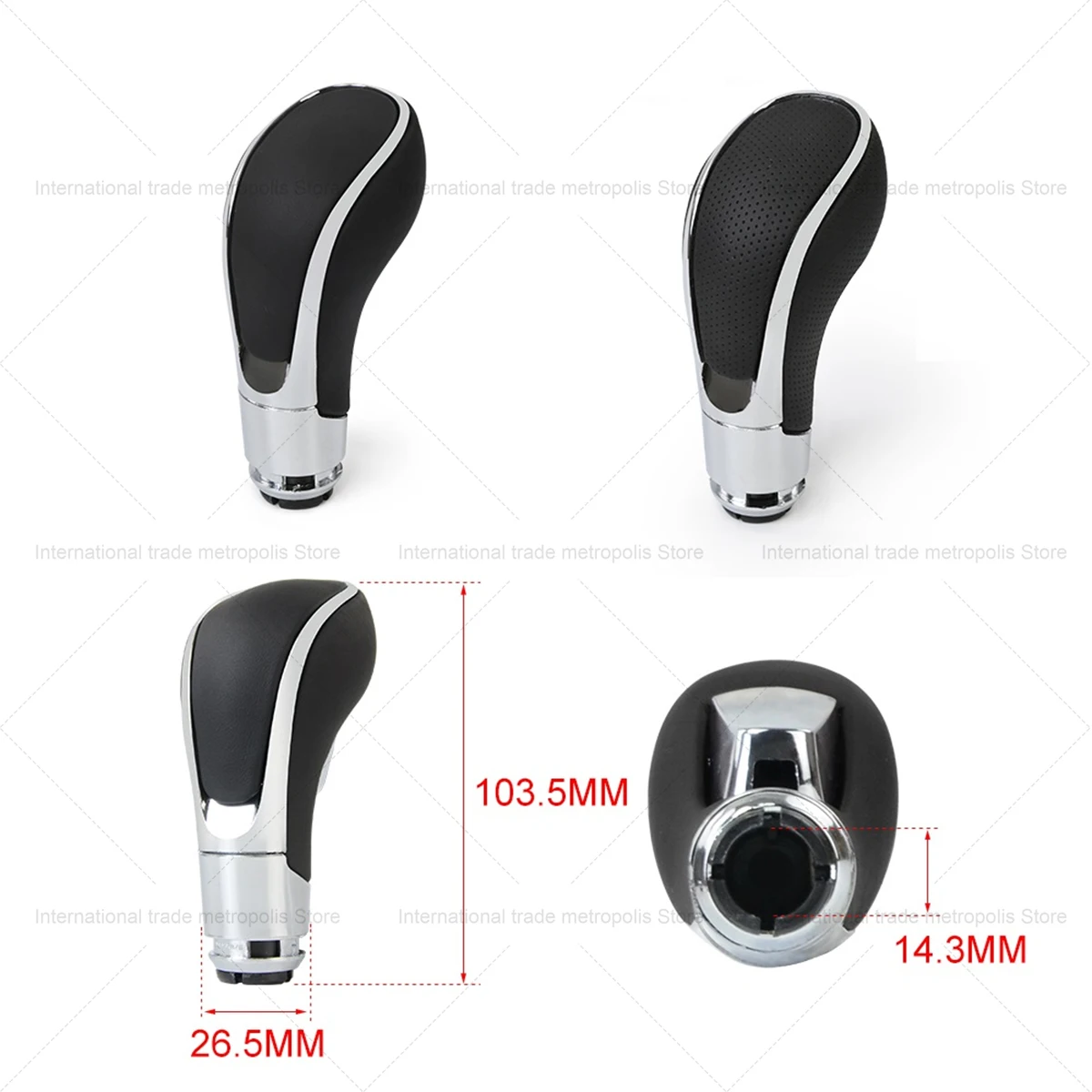 Automatic Gear Shift Knob for Buick Regal & Opel Vauxhall Insignia Astra J, Compatible with GM Models 2009-2015 - view 3