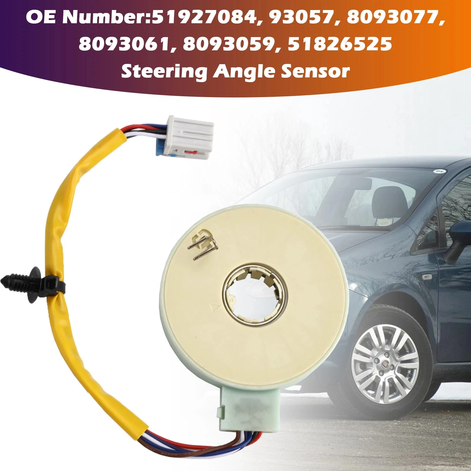 

51927034 51826525 51826526 55701321 735501078 Steering Angle Sensor For Fiat GRANDE PUNTO 2005-2015 Grande Punto DIPASPORT ERA