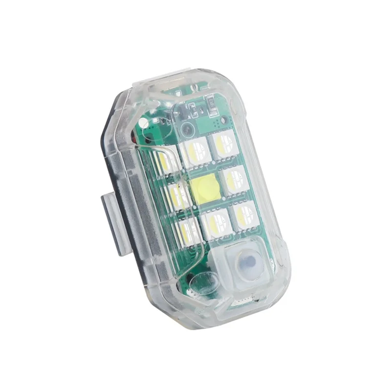 AF90-Luce stroboscopica per moto LED Flash Spia anticollisione per auto Bicicletta Telecomando wireless impermeabile