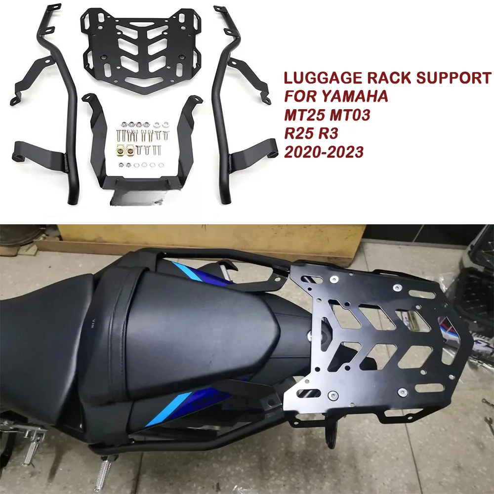 

FOR YAMAHA MT25 MT-25 MT03 MT-03 R25 R3 2020 2021 2022 2023 Motorcycle Rear Luggage Rack Carrier Support Shelf Holder Trunk Brac