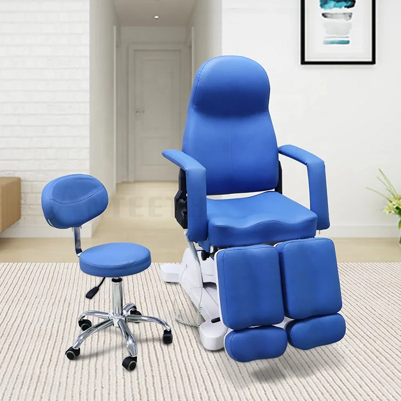 In Store Hotel Furniture Armchair Clinic Treatment Bed Ergonomic Facial Beauty Manicure Table 2 Motors Electric Pedicure Chair