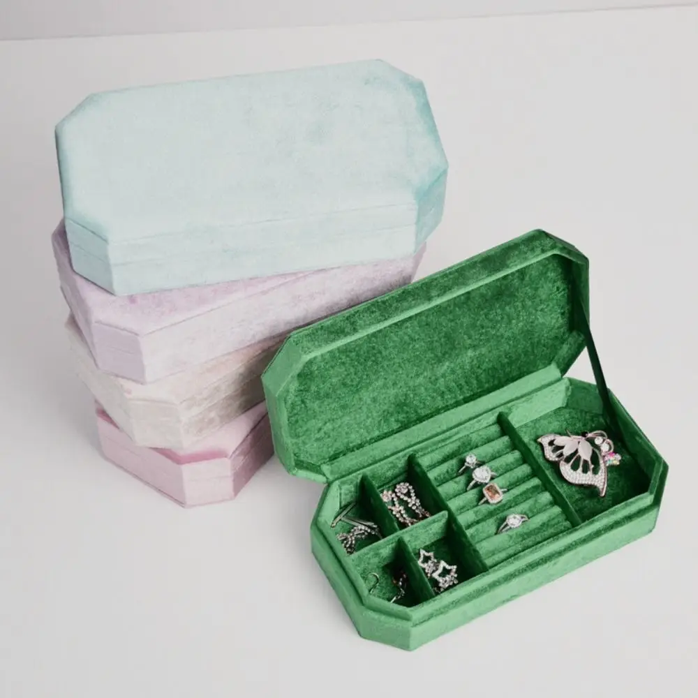 

Rings Necklace Jewelry Packing Bag Bracelet Earrings Organizer Jewelry Storage Case Large Capacity Velvet Jewelry Holder Gift