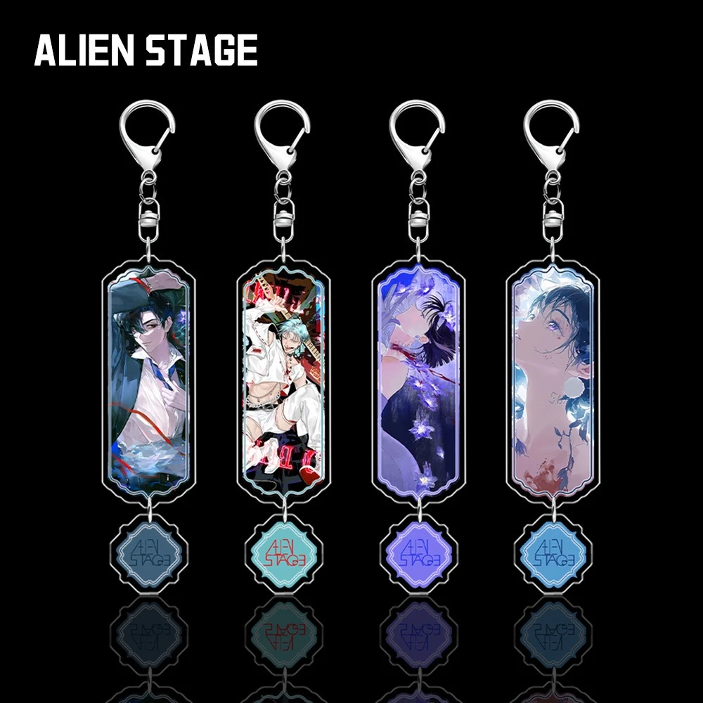 

Anime ALIEN STAGE Keychain Till Luka Mizi Ivan Sua Men's and Women's Creative Fashion Keychain Halloween Christmas Gift