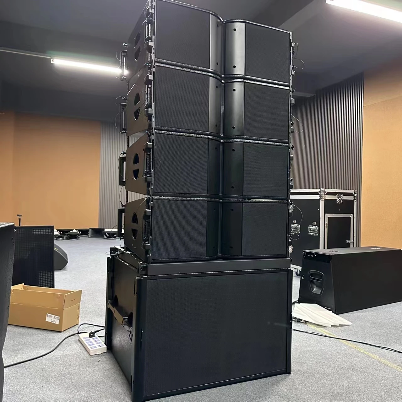 K10 professional audio passive double 10 inches 2 way pa sound system dj powered line array speakers