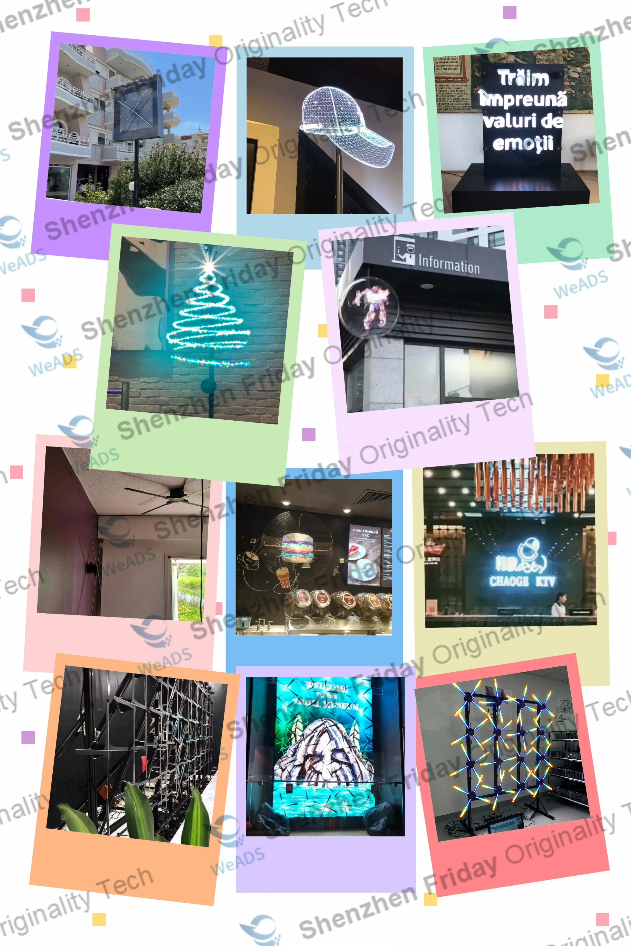 Innovative APP control Led 3d Hologram Advertising Holographic Fan Display Equipment 3d Indoor Hologram led Fan image 4