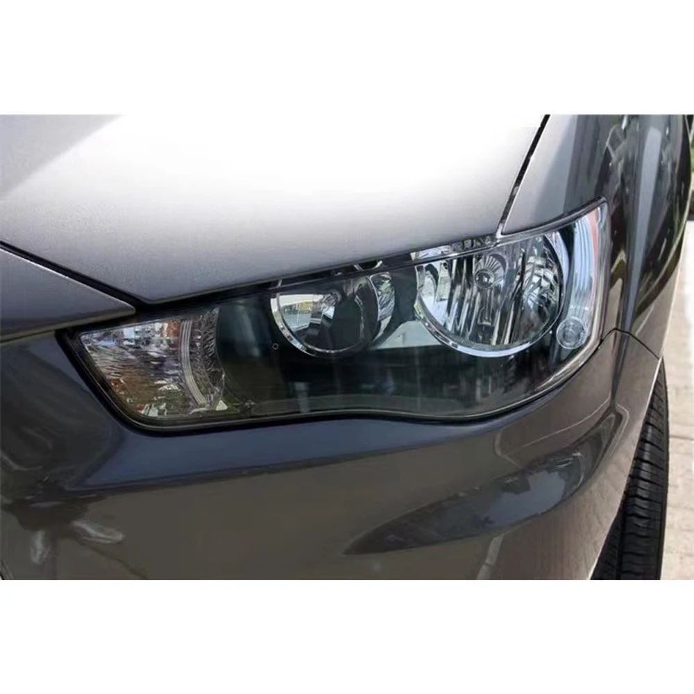 For Mitsubishi Outlander 2010-2012 Car Front Headlight Cover Headlamp Case Transparent Lampshade Glass Light Cover Lamp Shell