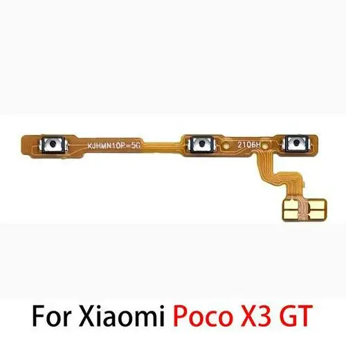 original For Xiaomi Poco F1 F2 F3 X3 X4 X5 M3 Pro NFC 4G 5G Power Switch On/Off Button Volume control Key Button Flex Cable ﻿