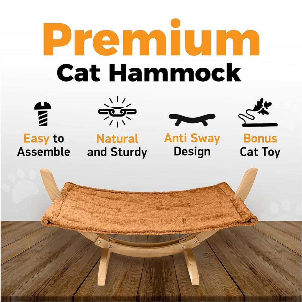 Cat Bed Hammock Cat Furnitures Removable And washable Cat Bed Pat Mat Comfortable Hammock Pet Durable Supplies