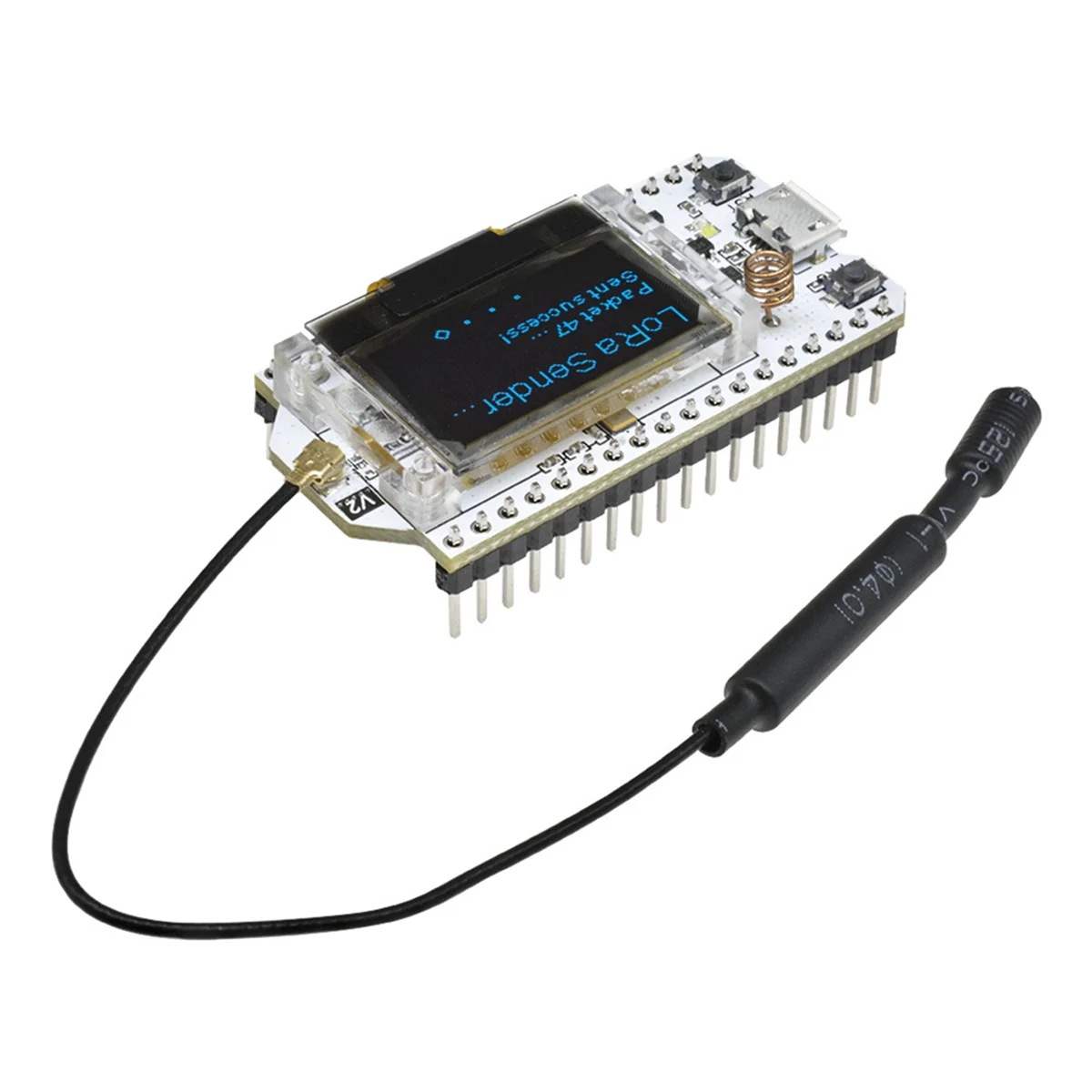 ABBH-SX1276 0.96 OLED ESP32 WIFI Bluetooth Development Board LoRa Node 868-915MHZ Multifunctional Portable Utility