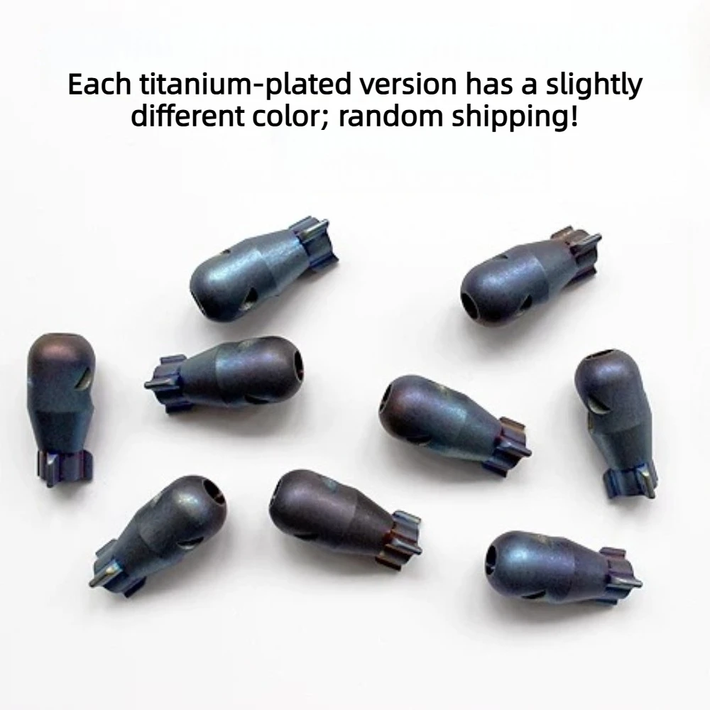 XGEDC Titanium Alloy Shark Multifunctional Paracord Pendant Tail Rope Bottle Opener Decompression Toy Accessories