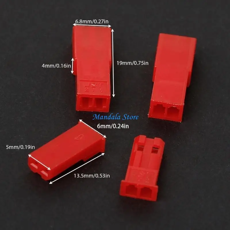 

U2JC 420PCS JST Connector Plug 2Pin Female, Male and Crimps RC Battery Connector