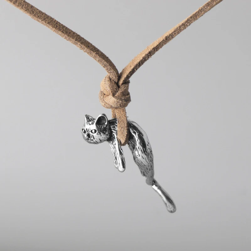 

Anime Retro New Style Make Your Cat Cute Cat Accessories Pendant Necklace Niche Ute Cartoon Sweater Chain