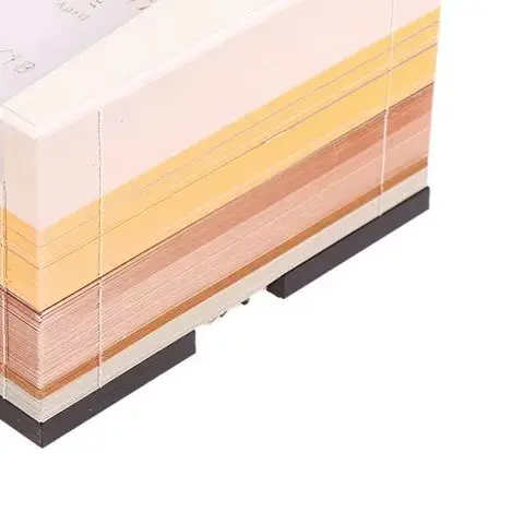 

Omoshiroi блок 3D календарь на год блокнот 3D блокнот замок липкая заметка 3D блок для художественных заметок офисные аксессуары подарки на день рождения