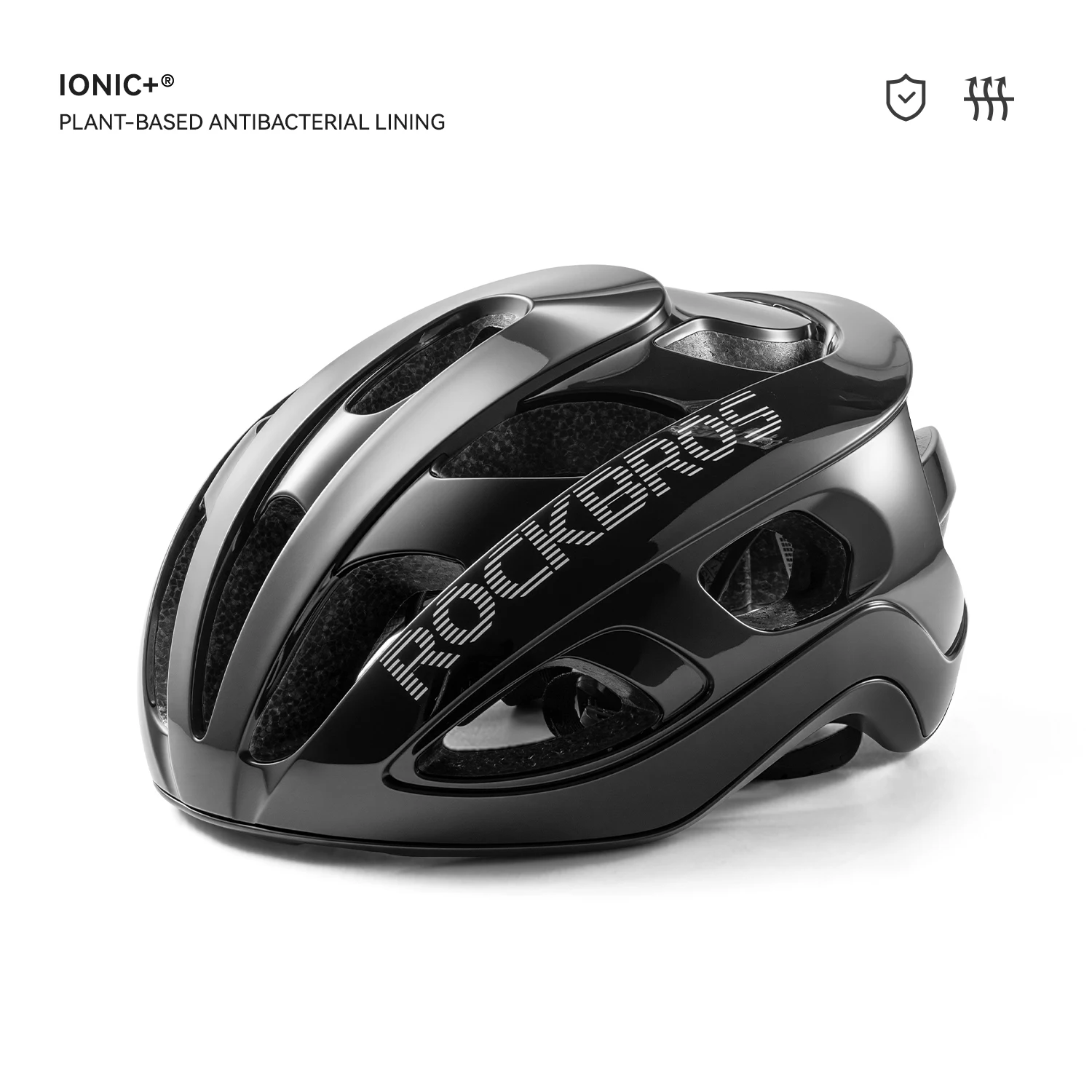 

ROCKBROS Bike Helmet PC Shell Lightweight Safety Antibacterial Helmet with20 Holes for Heat Dissipation Men Women Bicycle Helmet