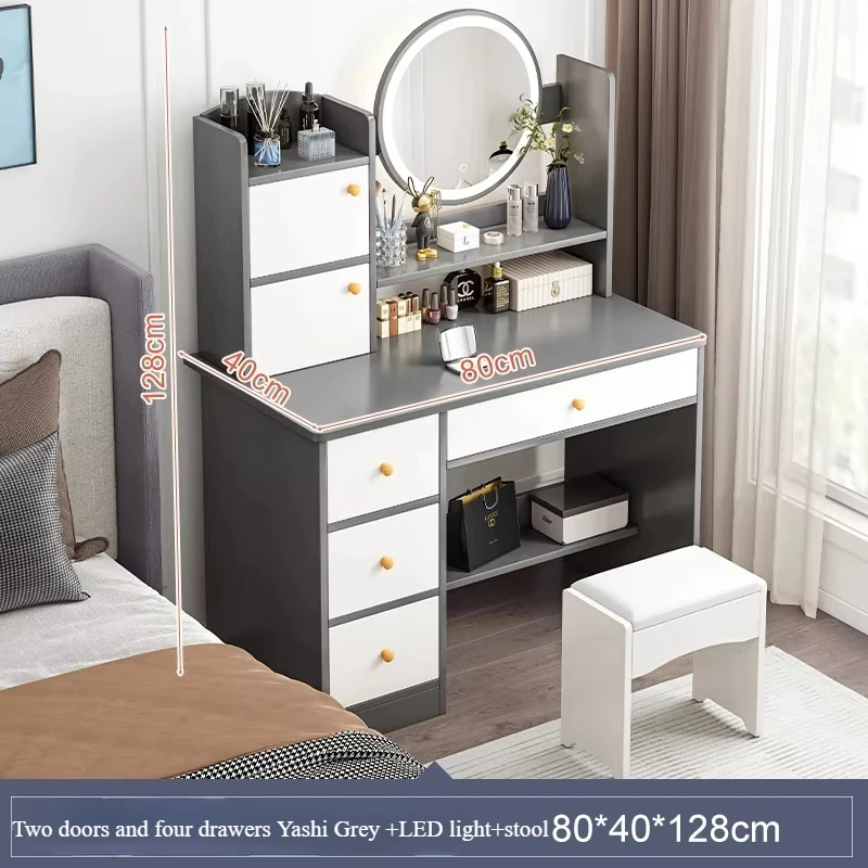 Drawer Container Dressing Table Box Luxury Classic Make Up Dressing Table Paint room Hairstyle Home Coiffeuse Bedroom Furniture