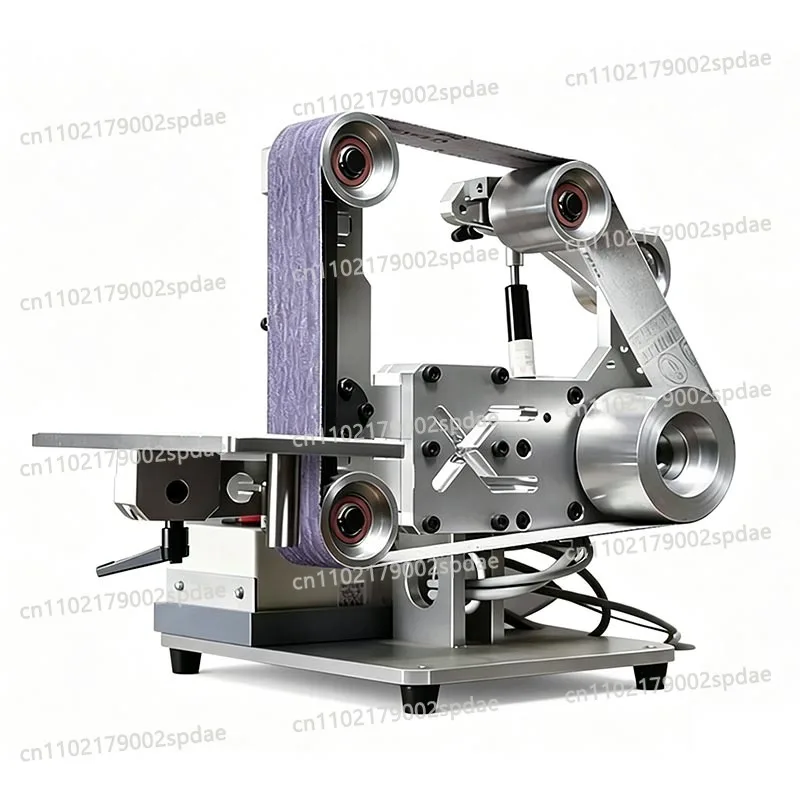 Large Industrial Belt Sander Polisher Dual Vertical Horizontal Use High Power Wood Trimming Grinding Equipment