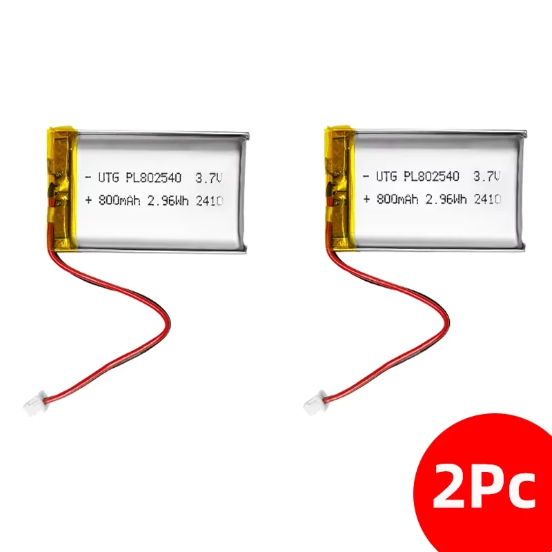 Heltec 3.7V Lipo Batterij PL802540 Lithium Batterij Li Polymeer Batterijen voor T114 V2 LoRa 32 V3 Dev-board LoRa Node 800/3000Mah