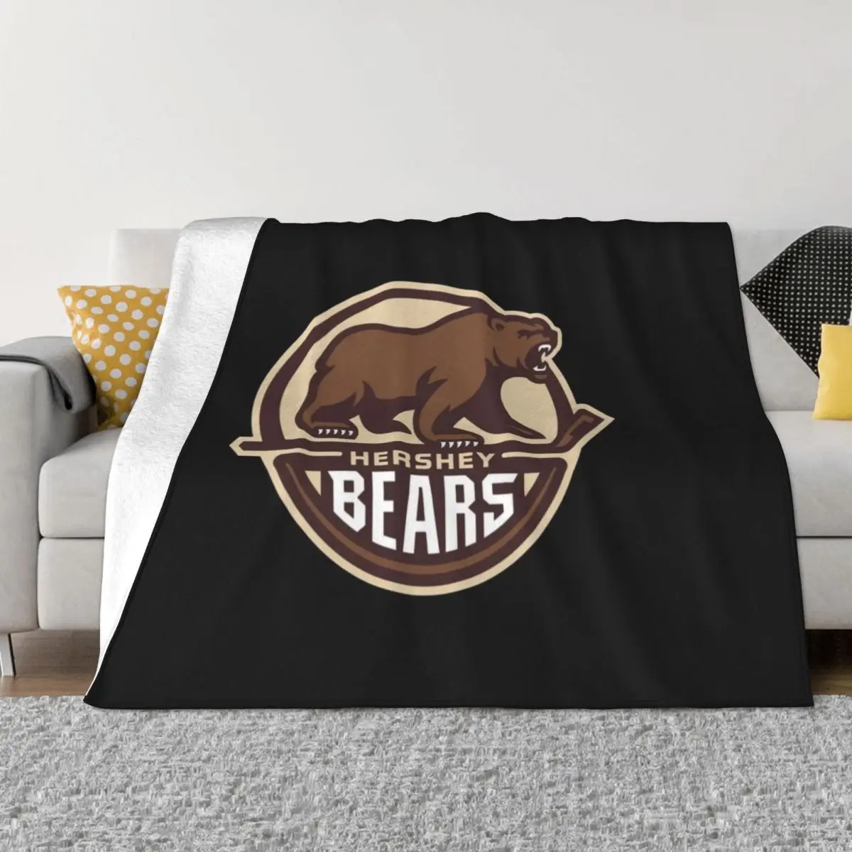 

"Bears-Logo Throw Blanket Heavy Blanket Beach Blanket Sofa Blankets halloween blanket