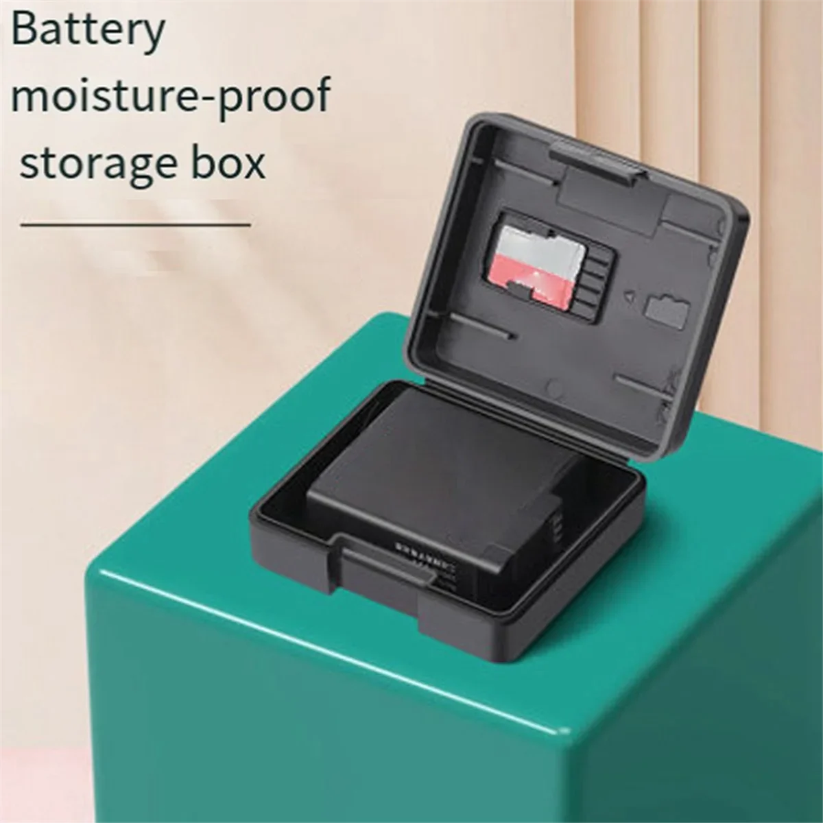 2PCS Battery Protective Storage Box Case with TF Card Holder for GoPro Hero 11 10 9 8 7 6 5