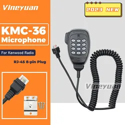 New KMC-36 DTMF Mobile Radio Microphone for KENWOOD NX700 NX720 NX820 NX900 TK-760G TK-862G TK-868 TK8180 TK880 TM-261 Radios