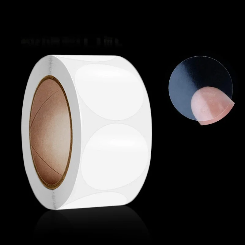 

1PC Transparent Self-Adhesive Seal Sticker Round Roll Transparent 2.5CM Gift Packaging Seal Label