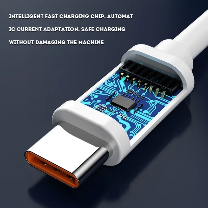 Cable de carga rápida USB tipo C de 66 W, 3 m 5 m 8 m 10 m 12 m, puerto USB C universal, cable de datos para Huawei Xiaomi Samsung cámara 2