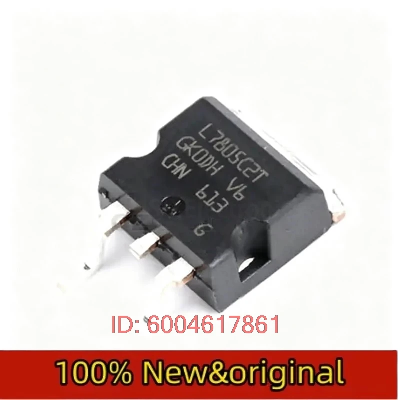 5PCS New L7805CD2T L7805C2T SMT TO-SOT-263 Three-end Regulator Tube 7805