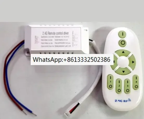 

5730SMD Led ceiling light 2.4G remote drive dimming color driver 80-120X2W white warm white two way 3p output power transformer