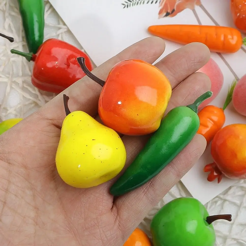 Mini simulazione frutta verdura decorazione della stanza modello di cibo fatto a mano fotografia puntelli forniture per matrimoni per feste