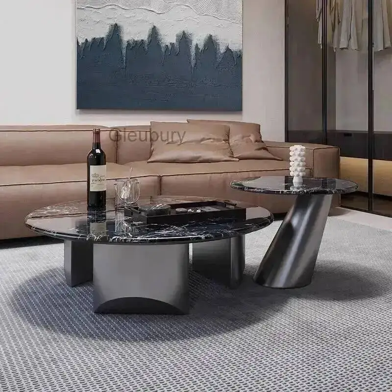 Side Standing Luxury Table Retro Vintage Modern Nesting Fashion Coffee Table Storage Space Saving Mesa Auxiliar Salon Furniture