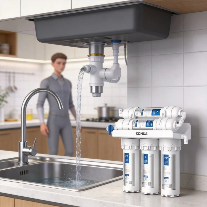 

Five Stage Ultrafiltration Water Purifier Household Direct Drinking Kitchen Tap Water Filter Pre Filter System