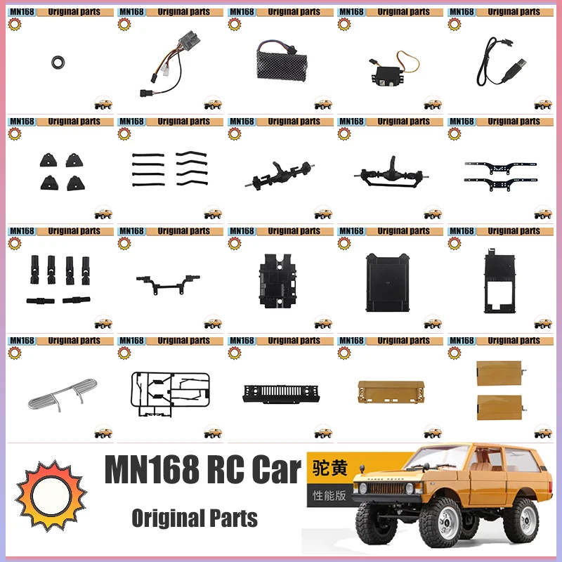 piezas-originales-de-carcasa-para-coche-teledirigido-mn168-puente-delantero-y-trasero-receptor-de-modulacion-electrica-viga-de-biela-caja-de-ondas-de-motor