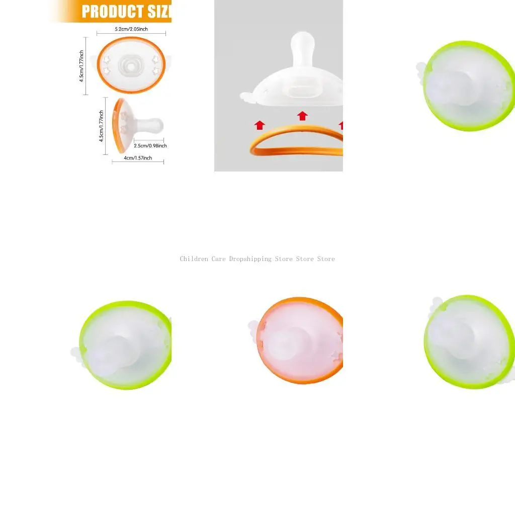 

Stress Relief Baby Pacifier Silicone Newborns Comforting Pacifier Ergonomic