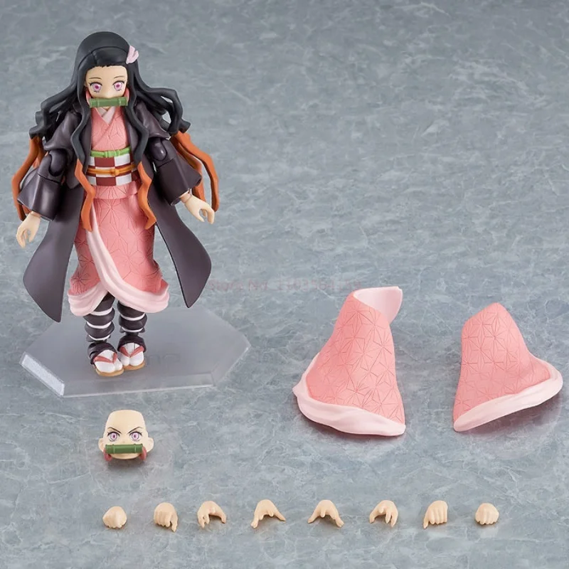 Anime Demon Slayer Kimetsu No Yaiba Tanjiro Kamado Nezuko Action Figure Statue Collectible Model Toys Doll Gifts