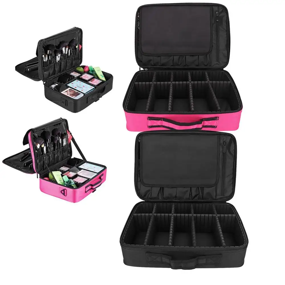 Single Double Layer Tattoos Organizers Large Capacity Waterproof Permanent Makeup Tattoo Storage Bags Suitcases Tattoo Supplies