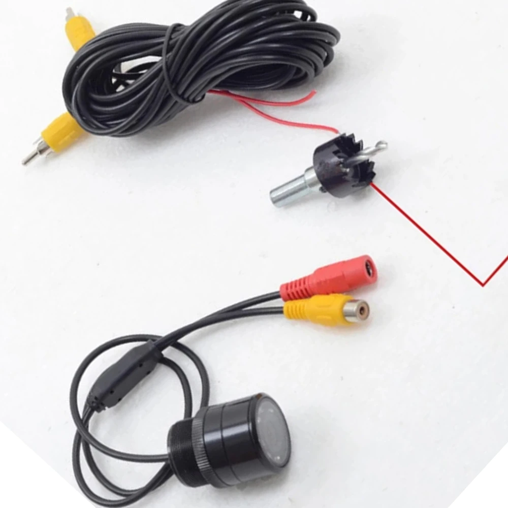 

28mm Wire 7 IR Diameter Automobile Rear View Backup Cameras Parking Car back Cameras LED Night Vision Assistances
