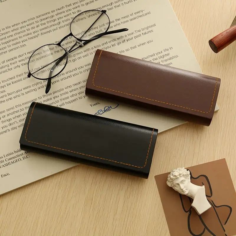 

1pc Vintage Simple Eyeglass Case - Lightweight Portable Glasses Holder for Men and Women,Ideal for Travel and Everyday Use