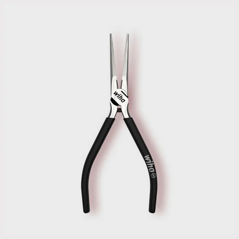 Wiha Tool Set 43533 Needle Nose Pliers for Clamping Cutting Stripping and Wiha 45965 Classic Diagonal Pliers 125mm Length