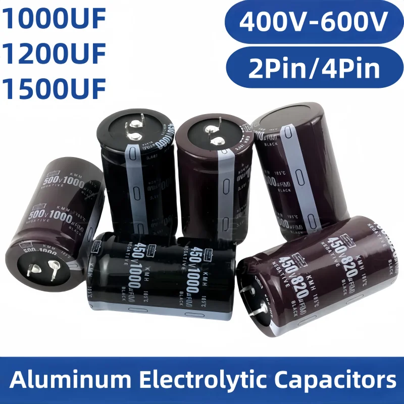 

Various sizes New Aluminium electrolytic capacitor 2pin 4pin 400V 1000UF 1200UF 1500UF 400V1000UF 400V1200UF 400V1500UF