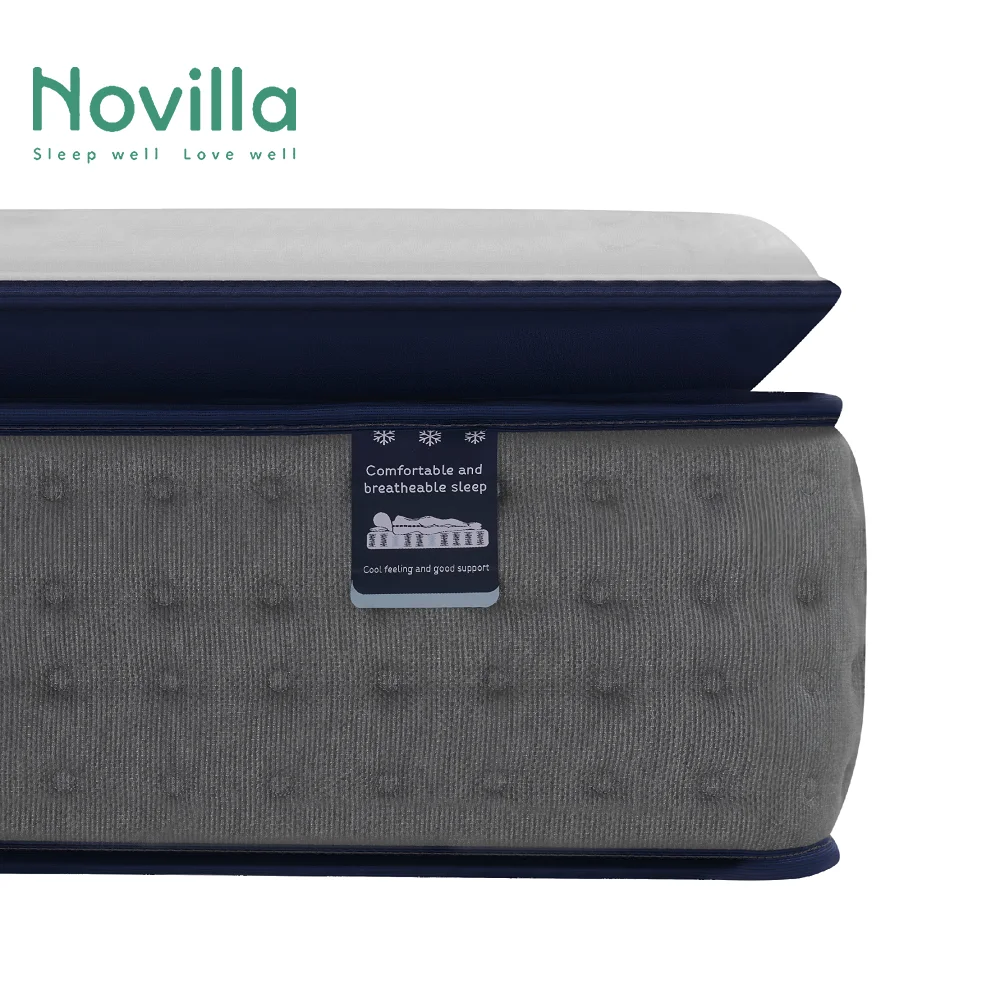 Pillow Top Hybrid Mattress Roll Up Foldable Home Use King/Queen Size Twin Pocket Spring 30cm - view 4