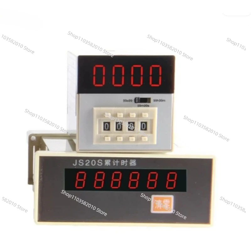 

JS-72S Digital Display Time Delay Relay, Industrial Panel Mount Timer Switch, Automation Control Time Relay for 24V 380V