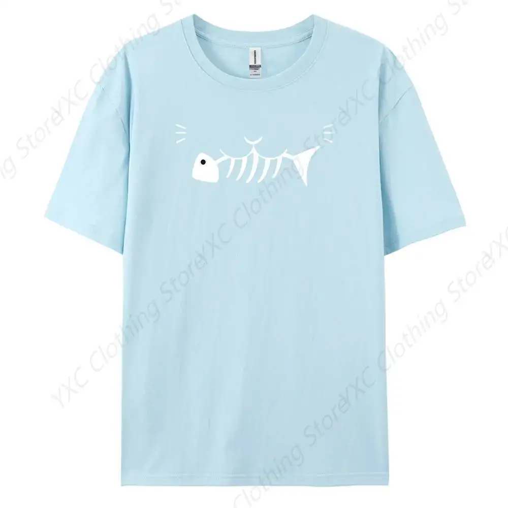 Cat Printed Patterns Men's T-shirt- Short Sleeve Crew Neck Soft Fitted Tees S - 6XL Fresh Classic Basic Tshirts