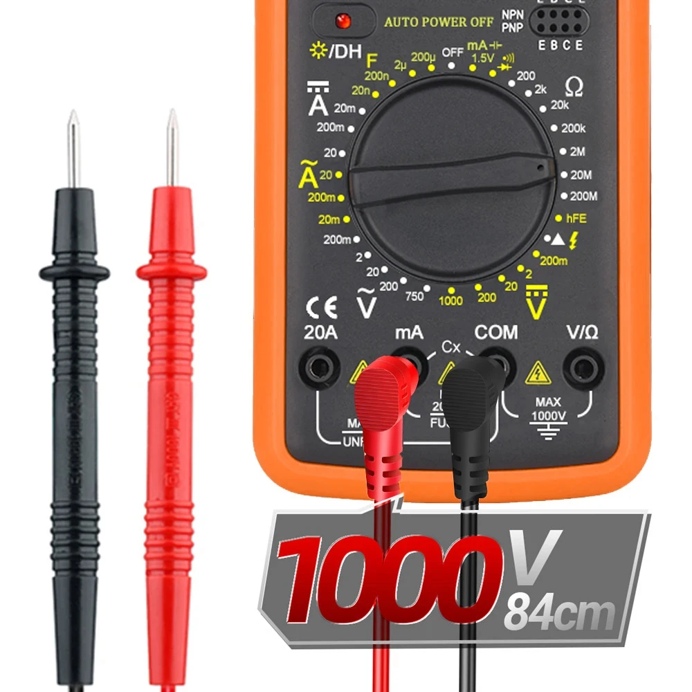 DT9205A Display LCD AC/DC Tester portatile elettrico professionale misuratore multimetro digitale amperometro Multitester