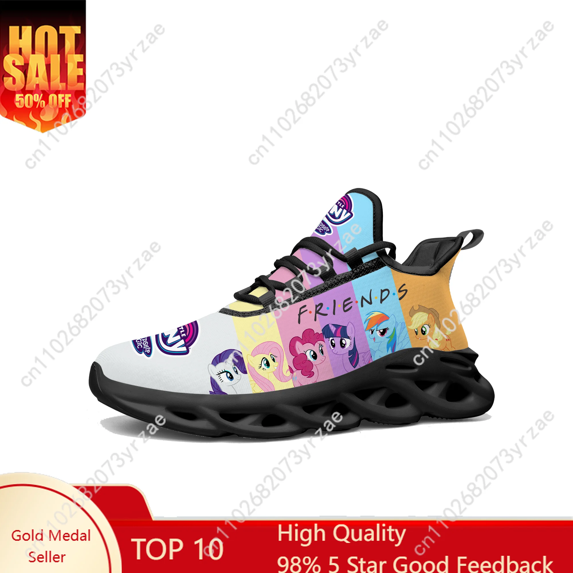 

My Little Pony Flats Sneakers Men Women Teenager Sports Running Shoes Friends Fashion High Quality Tailor Made Lace Up Shoe