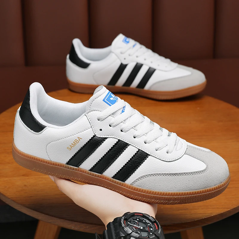 

Men's casual sports shoes, breathable three-bar shoes, lightweight outdoor running shoes, jogging couple tennis walking shoes