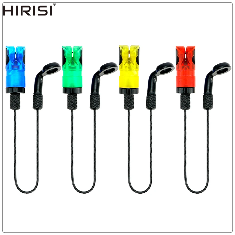 Hirisi 4 X Karpfenangel-Alarm-Swinger Drop-Off-Indikator Edelstahlkette für Karpfen- und Grobfischangeln B2043 Angelzubehör – Detail 1