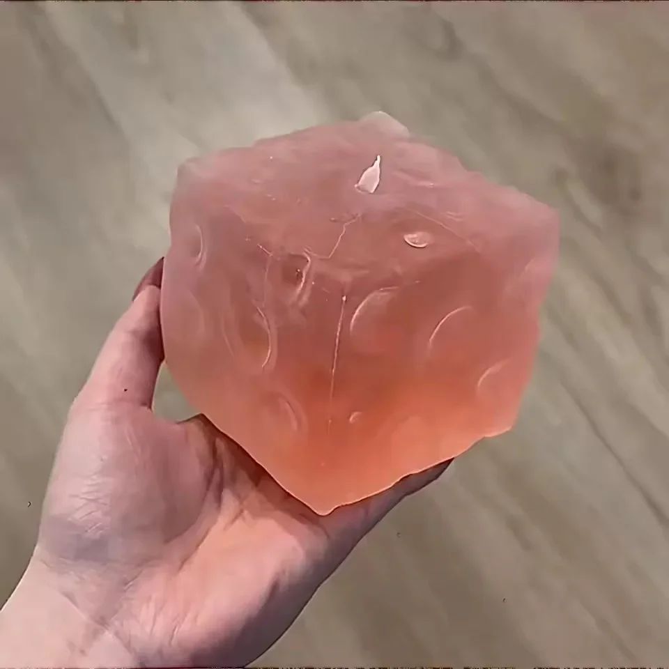 Maltose Jumbo Käse Squishy Spielzeug Langsam Rückfederndes Anti-Stress Fidget Toy Weicher Transparenter Quadratischer Würfel Anti-Stress-Spielzeug für Erwachsene – Detail 2