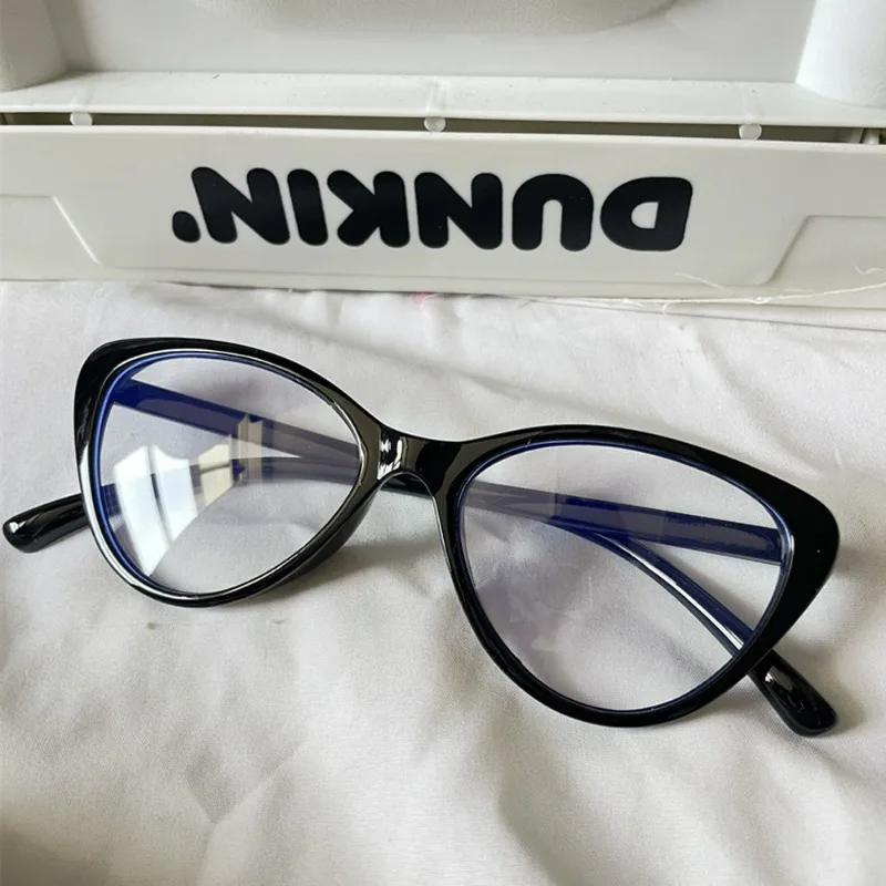 Fashion Retro Oval Frame Eyeglasses Women Men Various Kinds Y2K Anti Blue Light Glasses Unisex Leopard Print Eyewear Frame