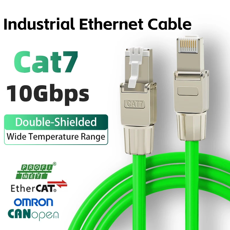 cat7産業用イーサネットケーブル、二重シールド、fluke-ul-ce認証取得、ロボットアーム、ethercat、オンラインゲーム、オフィス用