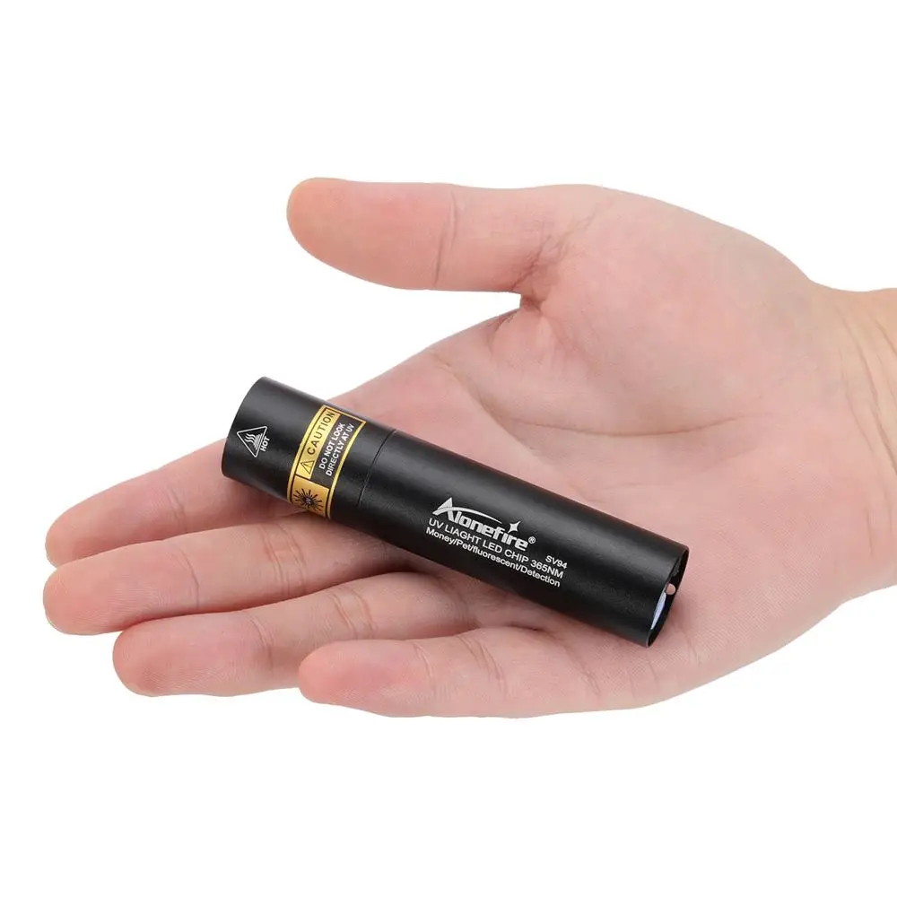 365/395nm High Bright UV Flashlight USB Rechargeable Torch Pet Urine Cat Tinea Marker Money Ore Scorpion Leakage Detection Lamp